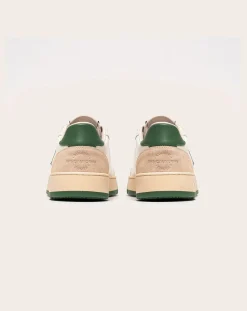 Bob Wolf Baskets-Legacy Leather and Suede Sneakers Vert