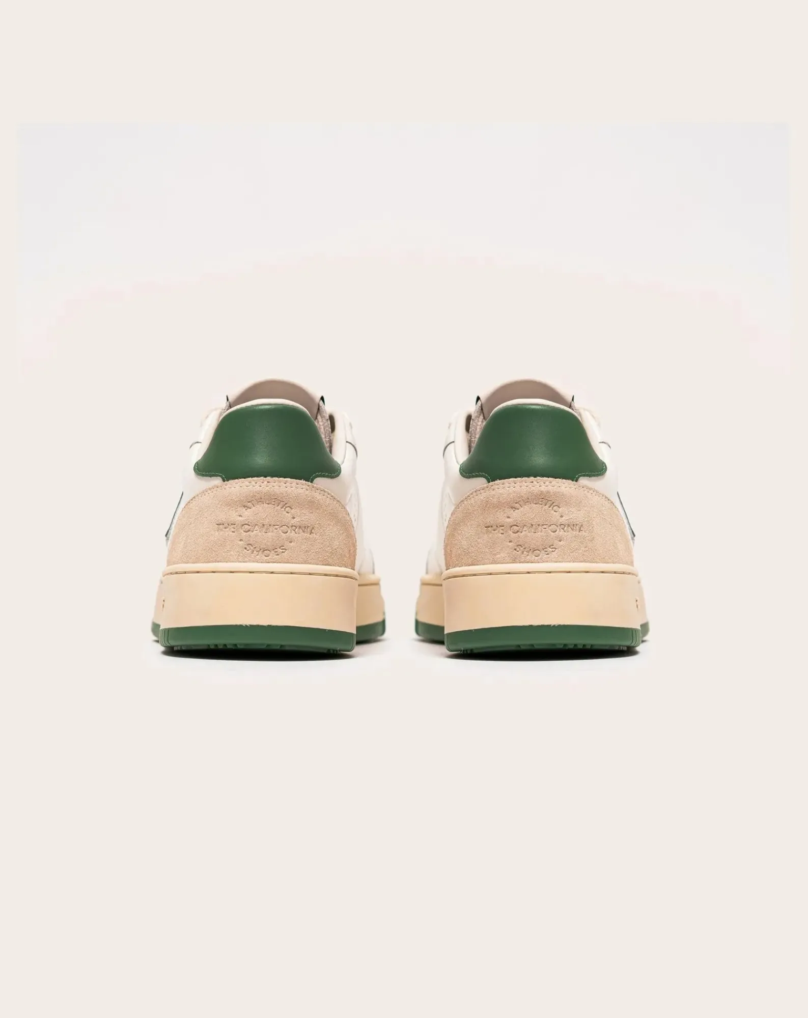 Bob Wolf Baskets-Legacy Leather and Suede Sneakers Vert