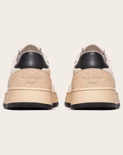 Bob Wolf Baskets-Legacy Leather and Suede Sneakers Noir