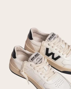 Bob Wolf Baskets-Legacy Leather and Suede Sneakers Noir