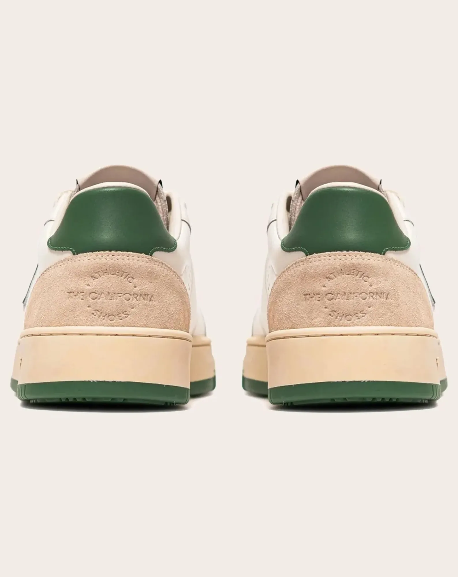 Bob Wolf Baskets-Legacy Leather and Suede Sneakers Vert