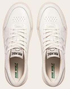 Bob Wolf Baskets-Legacy Leather Sneakers Blanc