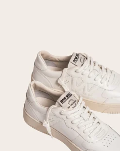 Bob Wolf Baskets-Legacy Leather Sneakers Blanc