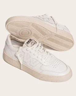 Bob Wolf Baskets-Legacy Leather Sneakers Blanc