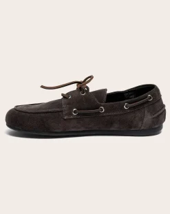 Odare Derbies, Mocassins-Leo Sensory Boat Shoes Charbon