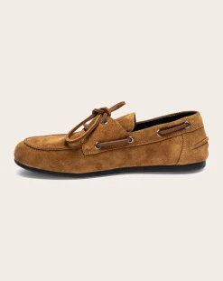 Odare Derbies, Mocassins-Leo Sensory Boat Shoes Camel