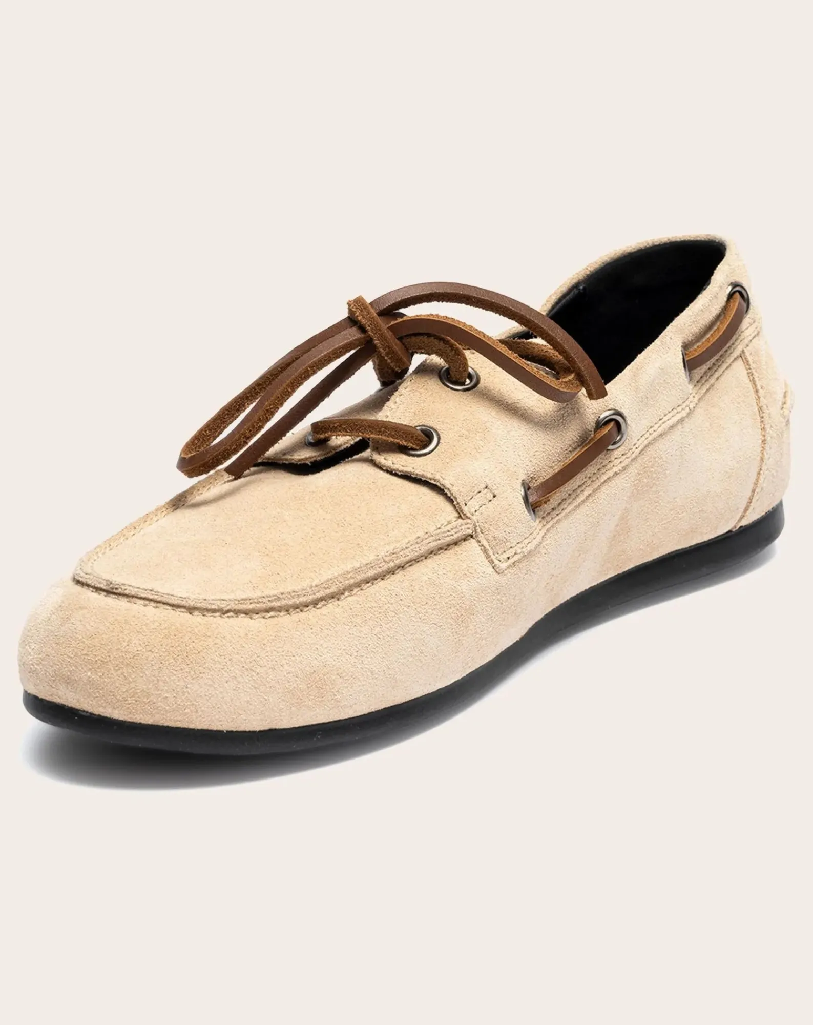 Odare Derbies, Mocassins-Leo Sensory Boat Shoes Beige