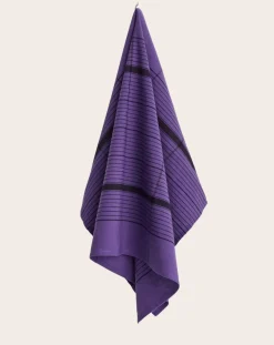 Hay Linge De Table|Linge De Table, Sets De Table-Linear tea towel Violet