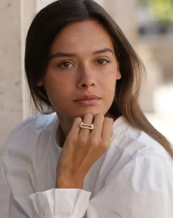 Mayrena Bagues-L'Insolite gold-plated ring Doré