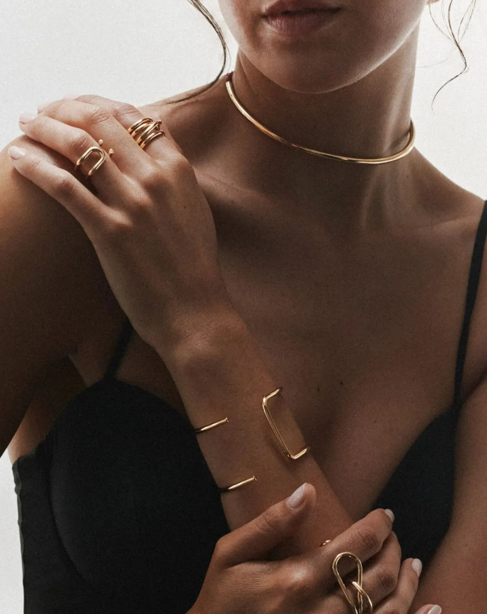 Mayrena Bagues-L'Intégrale gold-plated ring Doré