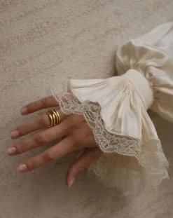 Mayrena Bagues-L'Intégrale gold-plated ring Doré