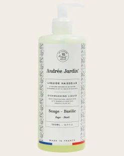 Andrée Jardin Nettoyage, Entretien-Liquide vaisselle Sauge Basilic - 500 ml Non teinté
