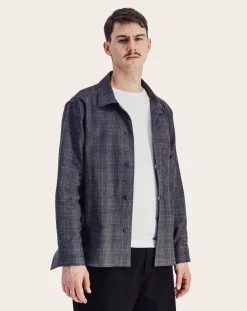 Parages Vestes, Manteaux-Lisburn Cotton Overshirt Gris
