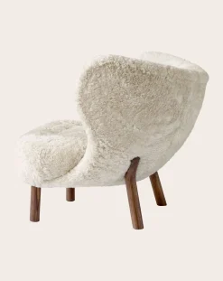 & Tradition Fauteuils, Canapés-Little Petra VB1 Lounge Chair Ecru