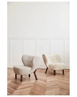& Tradition Fauteuils, Canapés-Little Petra VB1 Lounge Chair Ecru