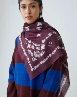 Moismont Echarpes, Foulards-London Scarf N°797 Wool Mûre