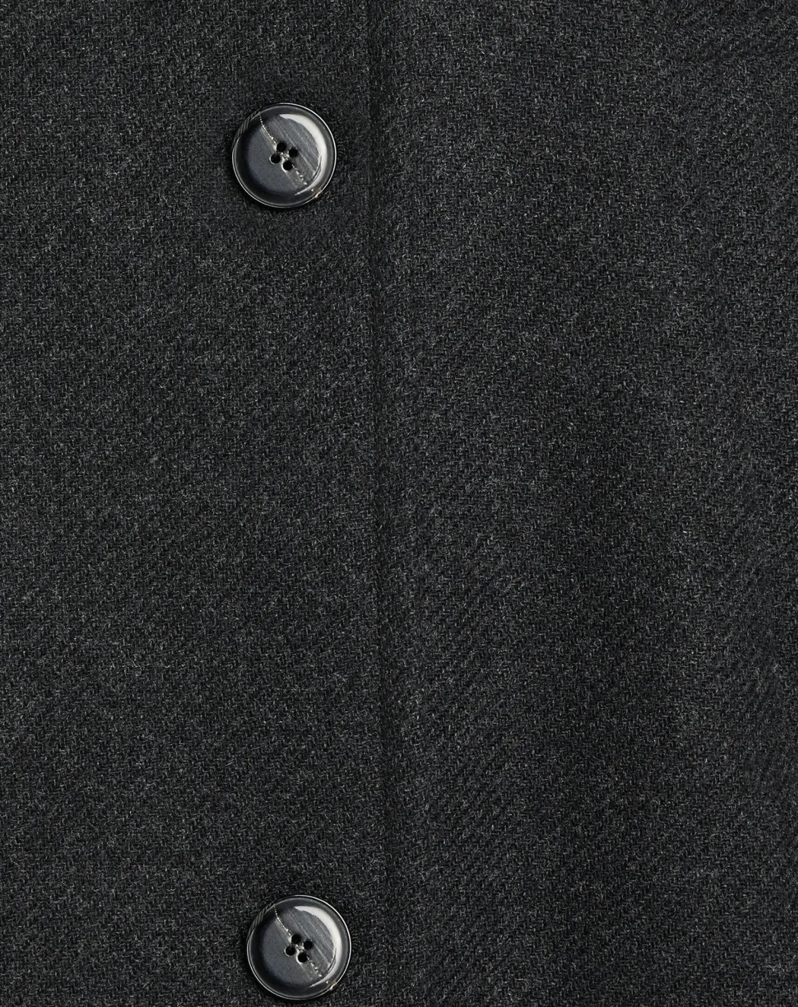 Pomandère Vestes, Manteaux-Long Felt Wool Coat Gris anthracite