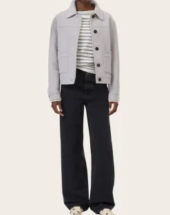 Closed Pantalons, Jeans-Loose cotton Nikka jeans Gris foncé