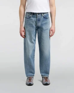 Edwin Pantalons, Jeans-Loose Fit Cotton Jeans Bleu délavé