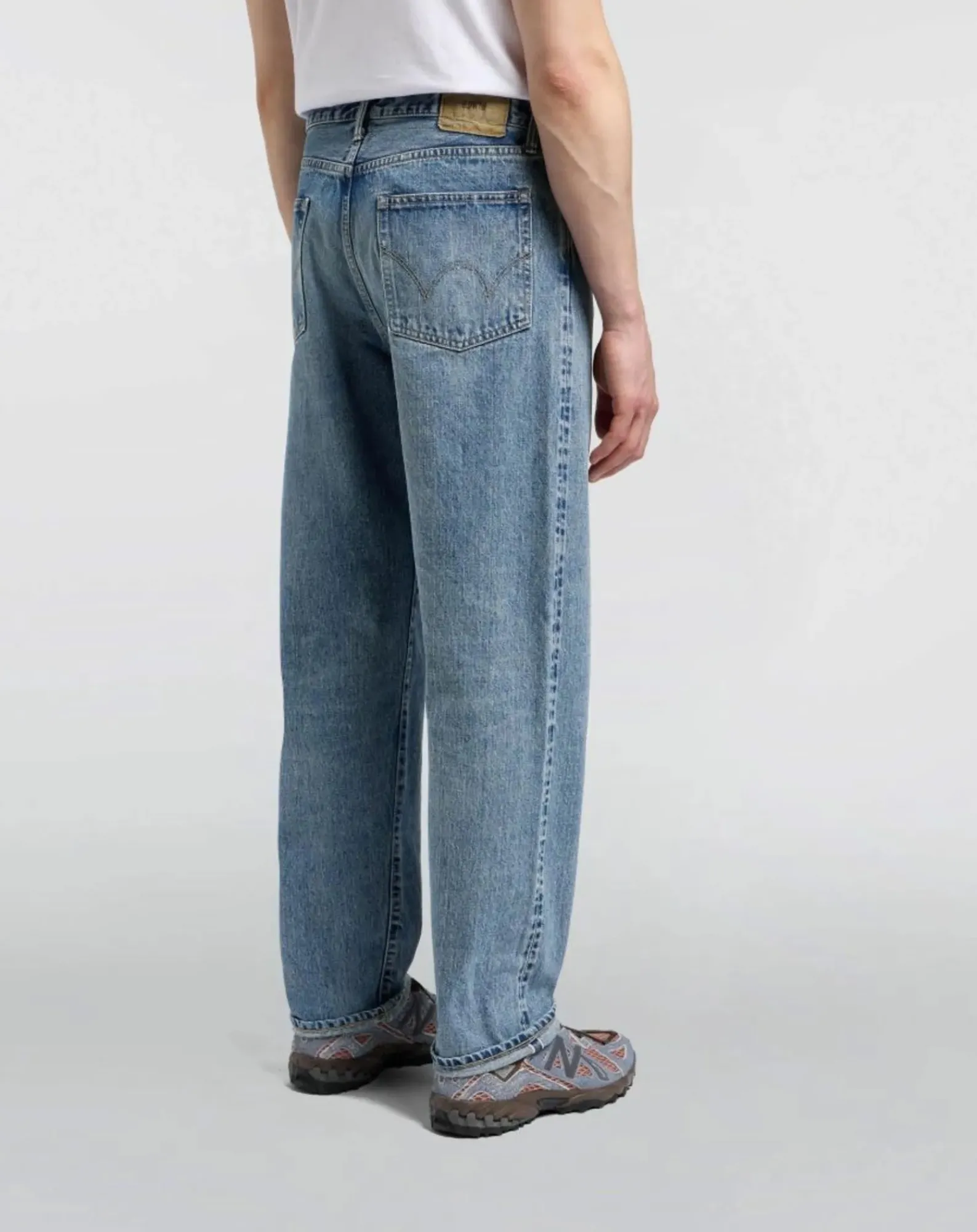Edwin Pantalons, Jeans-Loose Fit Cotton Jeans Bleu délavé