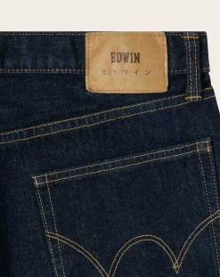 Edwin Pantalons, Jeans-Loose Fit Cotton Jeans Bleu foncé