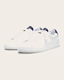 Zespà Baskets-Low Sneaker ZSP4 Apla Nappa Leather Blanc