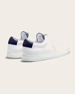 Zespà Baskets-Low Sneaker ZSP4 Apla Nappa Leather Blanc