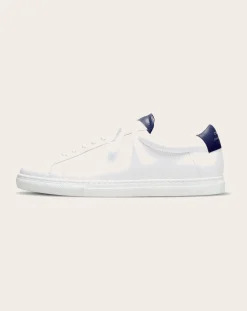 Zespà Baskets-Low Sneaker ZSP4 Apla Nappa Leather Blanc