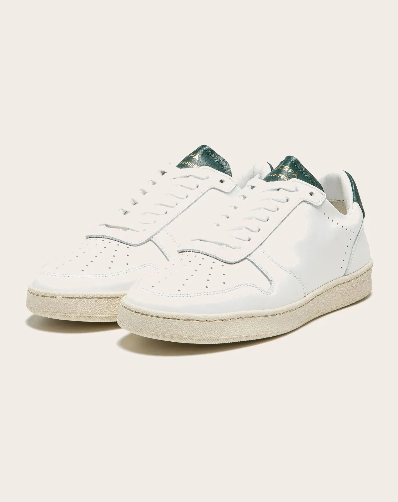 Zespà Baskets-Low Sneaker ZSP23 Apla Nappa Leather Blanc