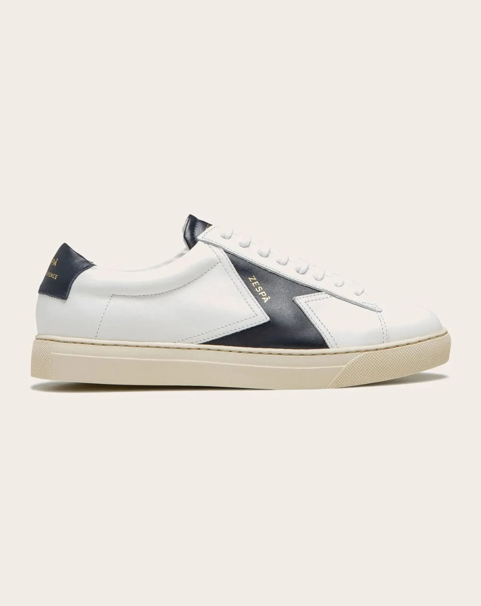 Zespà Baskets-Low Sneaker ZSP4 Apla Nappa Leather Blanc