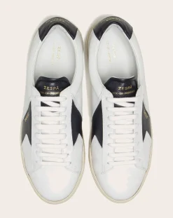 Zespà Baskets-Low Sneaker ZSP4 Apla Nappa Leather Blanc