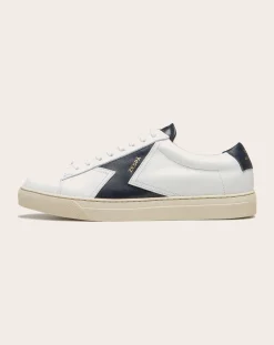 Zespà Baskets-Low Sneaker ZSP4 Apla Nappa Leather Blanc