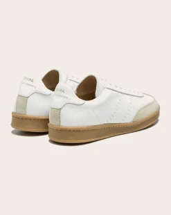 Zespà Baskets-Low Sneaker ZSPGT Apla Nappa Leather Blanc