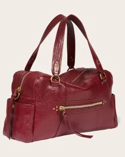 Jérôme Dreyfuss Sacs À Main-Lucky Bowling Bag Goat Bordeaux