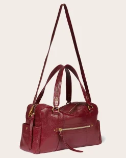 Jérôme Dreyfuss Sacs À Main-Lucky Bowling Bag Goat Bordeaux