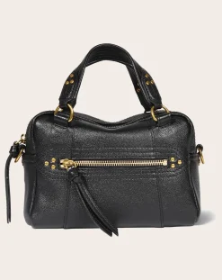 Jérôme Dreyfuss Sacs À Main-Lucky Bowling Mini Buffalo Bag Noir