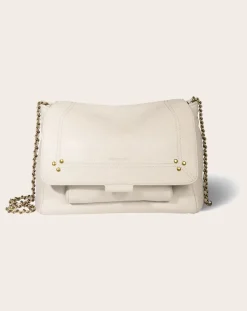 Jérôme Dreyfuss Sacs À Bandoulière-Lulu M bag Ecru
