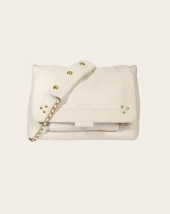 Jérôme Dreyfuss Sacs À Bandoulière-Lulu M bag Ecru