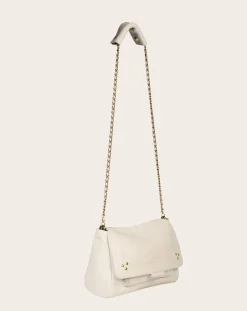 Jérôme Dreyfuss Sacs À Bandoulière-Lulu M bag Ecru