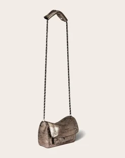 Jérôme Dreyfuss Sacs À Bandoulière-Lulu S Lamé bag Champagne