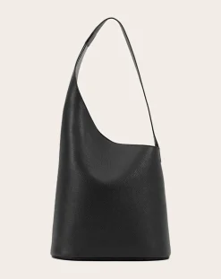 Aesther Ekme Sacs À Main-Lune Tote handbag in grained leather Noir