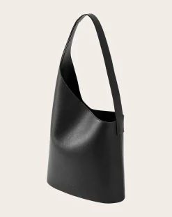 Aesther Ekme Sacs À Main-Lune Tote handbag in grained leather Noir