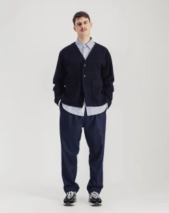 Parages Vestes, Manteaux-Manager Wool Jacket Bleu marine