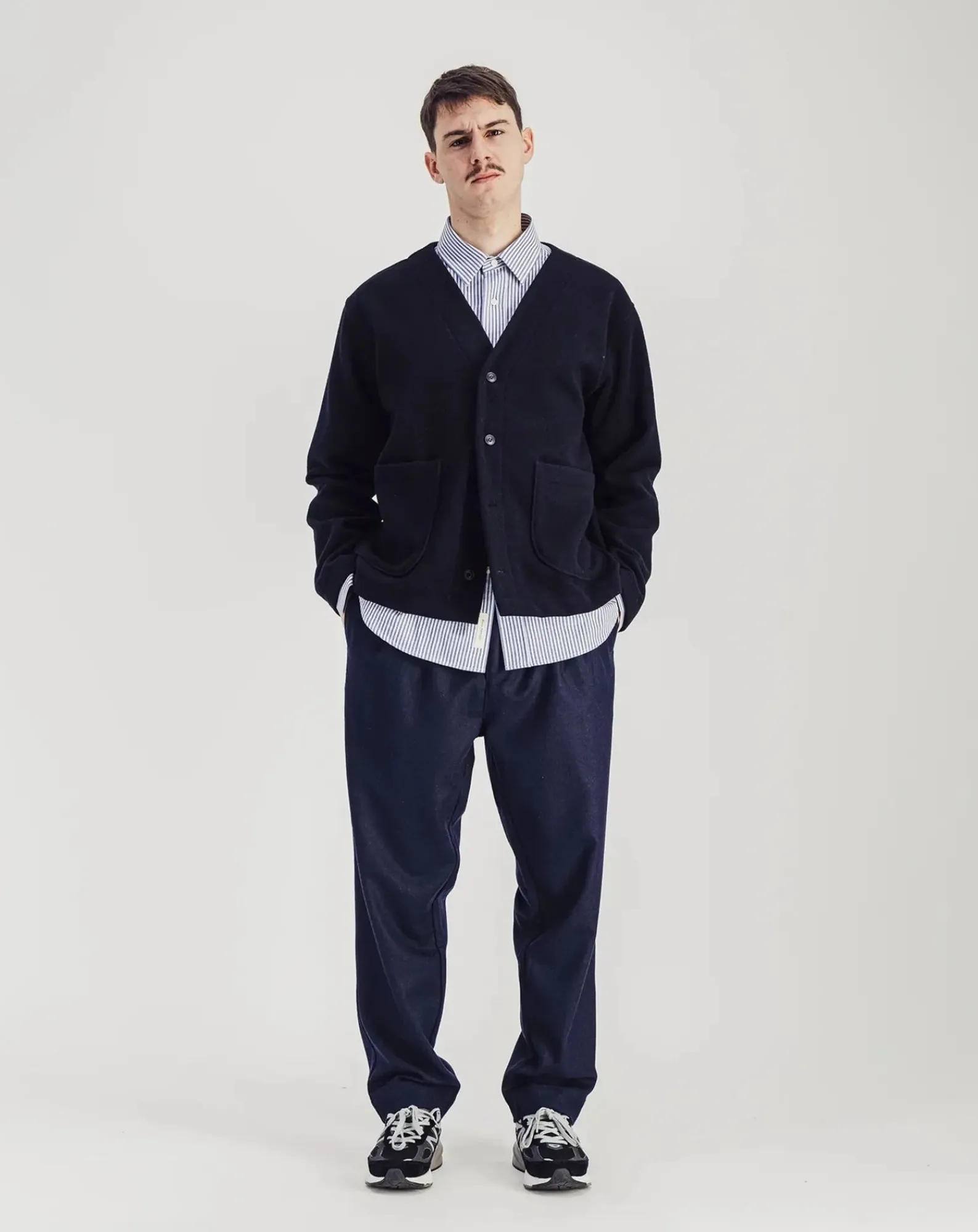 Parages Vestes, Manteaux-Manager Wool Jacket Bleu marine