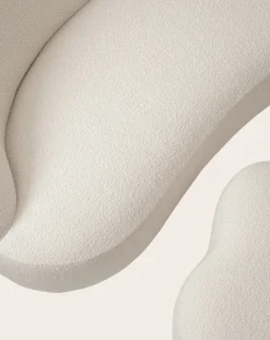 & Tradition Chaises, Tabourets-Margas LC5 pouffe, Louise Liljencrantz Crème