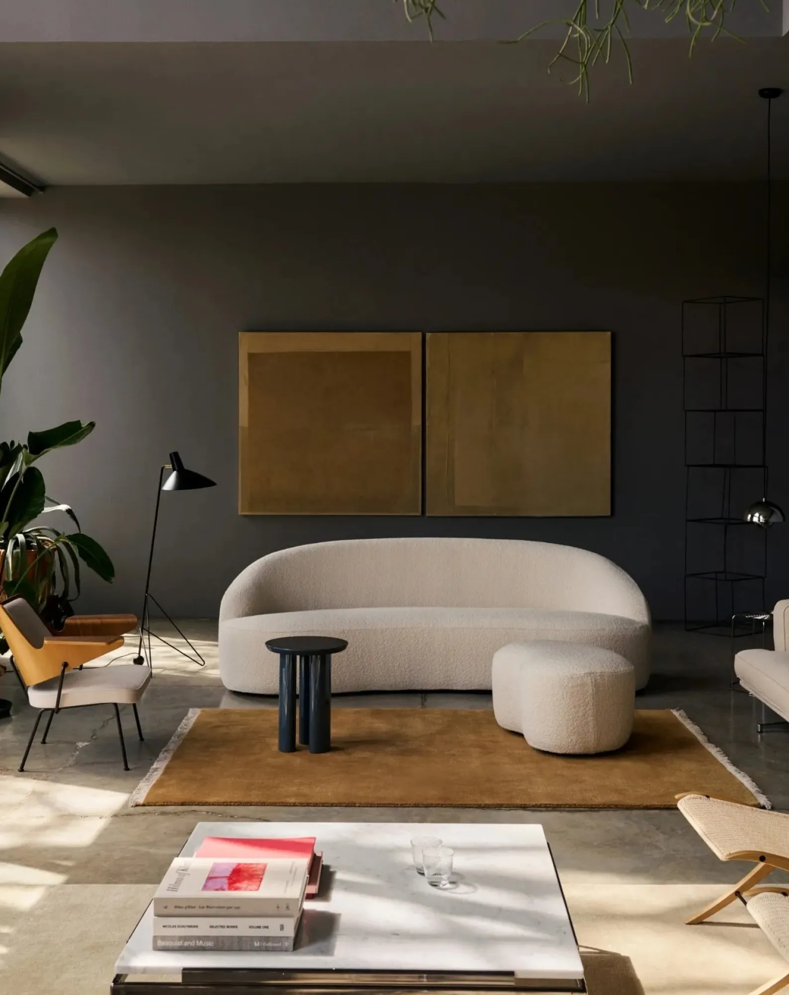 & Tradition Fauteuils, Canapés-Margas LC4 3-seater sofa, Louise Liljencrantz Crème