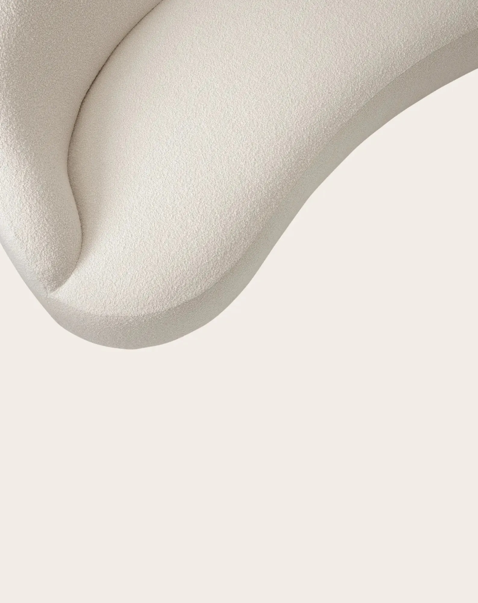 & Tradition Fauteuils, Canapés-Margas LC4 3-seater sofa, Louise Liljencrantz Crème