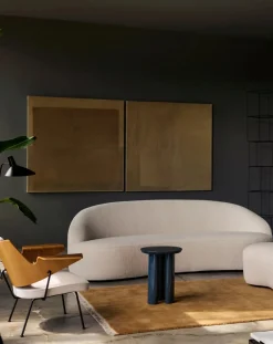 & Tradition Fauteuils, Canapés-Margas LC4 3-seater sofa, Louise Liljencrantz Crème