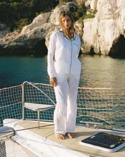 Scarlette Ateliers Lingerie, Chaussettes-Maria pyjamas Blanc