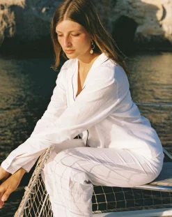 Scarlette Ateliers Lingerie, Chaussettes-Maria pyjamas Blanc